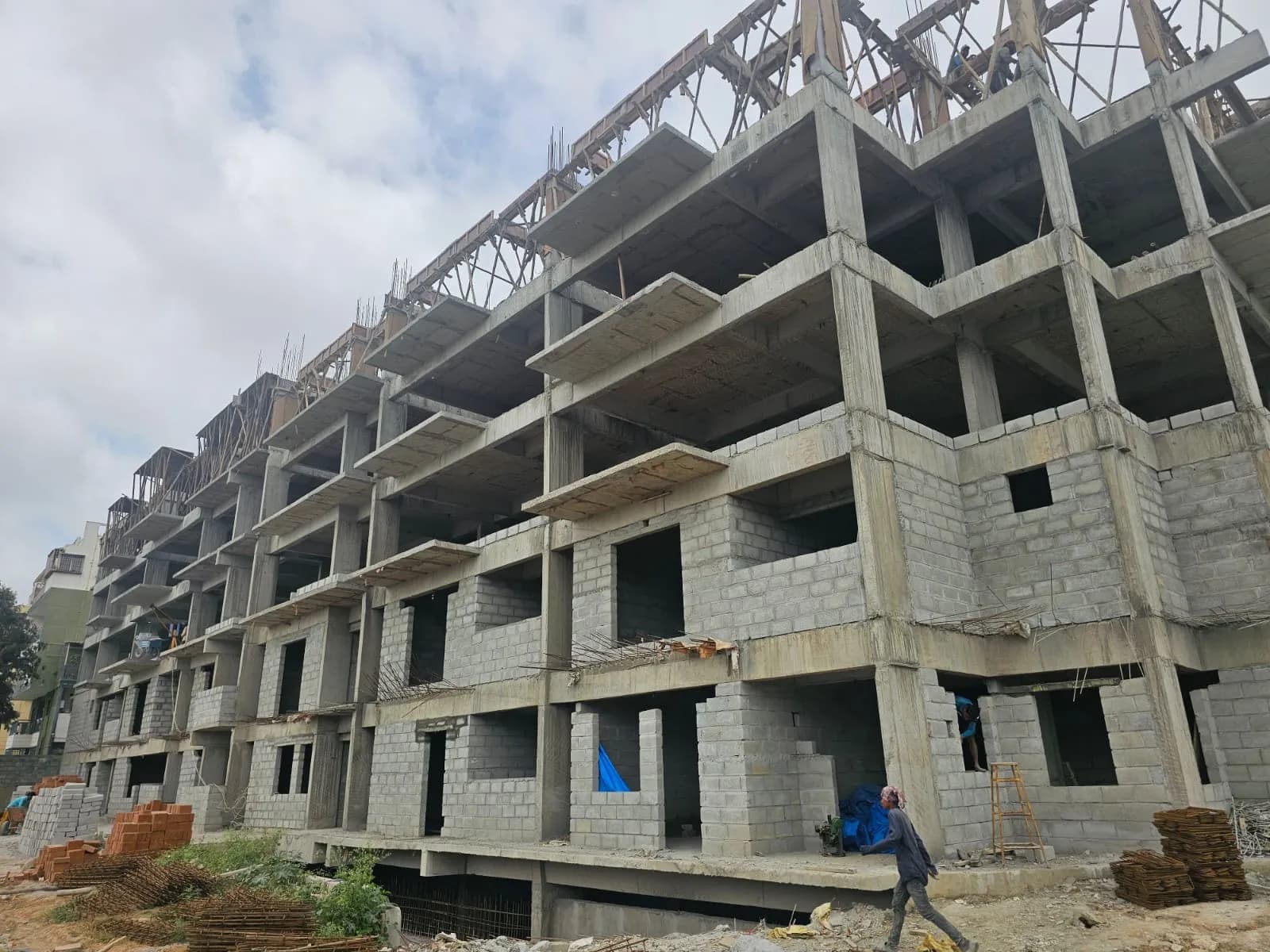 SLV Enclave: Site photo filed with Karnataka RERA