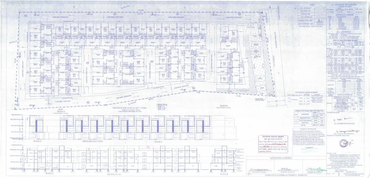 Bhuvana Boulevard: Building Plan.pdf (filed with Karnataka RERA)