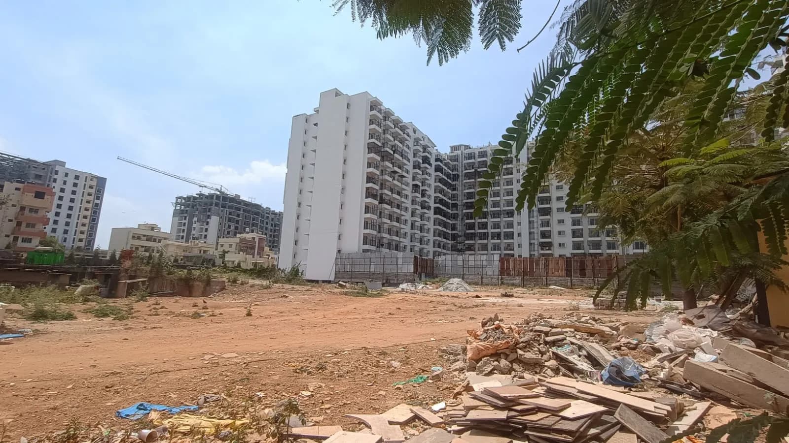 Alpine Pyramid - Iris: Site photo filed with Karnataka RERA