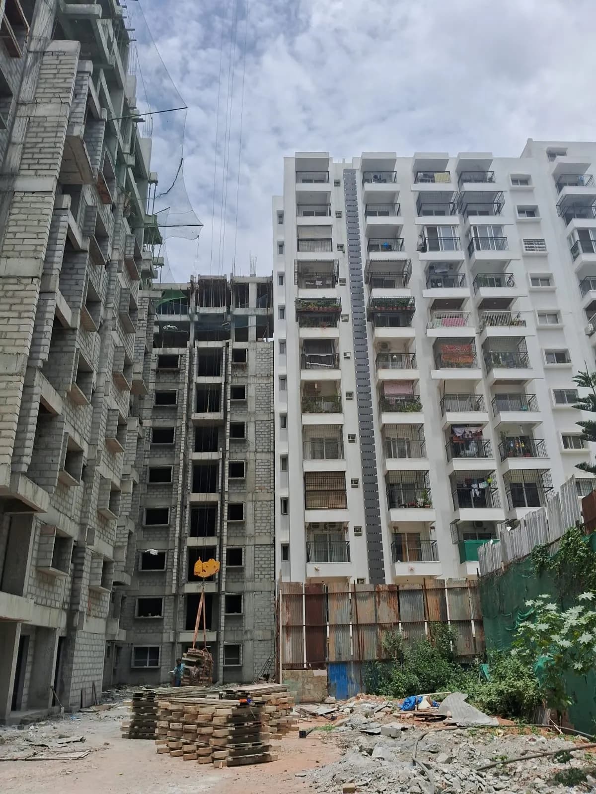 Alpine Pyramid - Iris: Site photo filed with Karnataka RERA