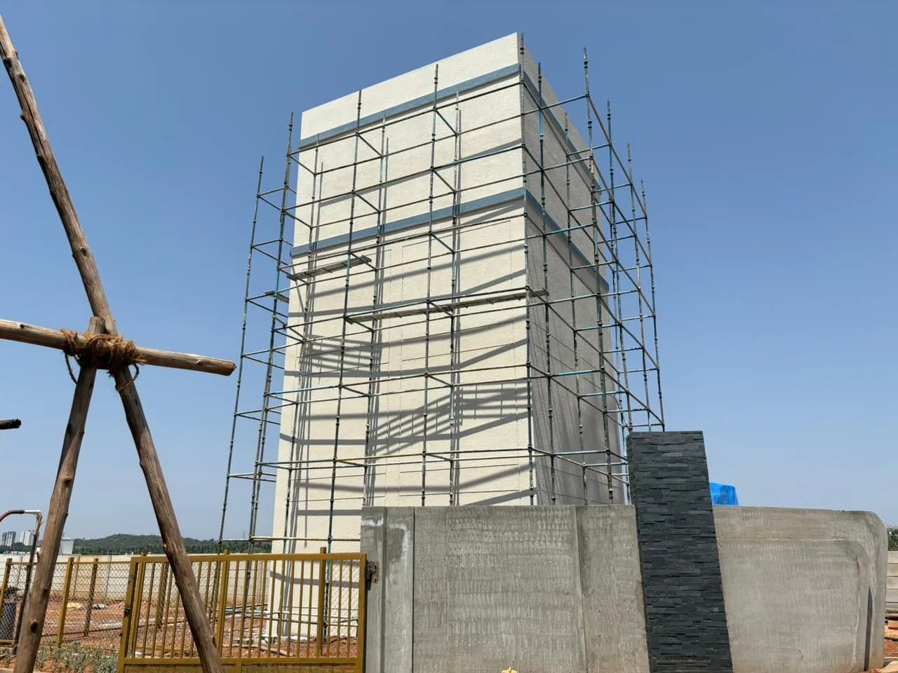 KNS Sumedha: Site photo filed with Karnataka RERA