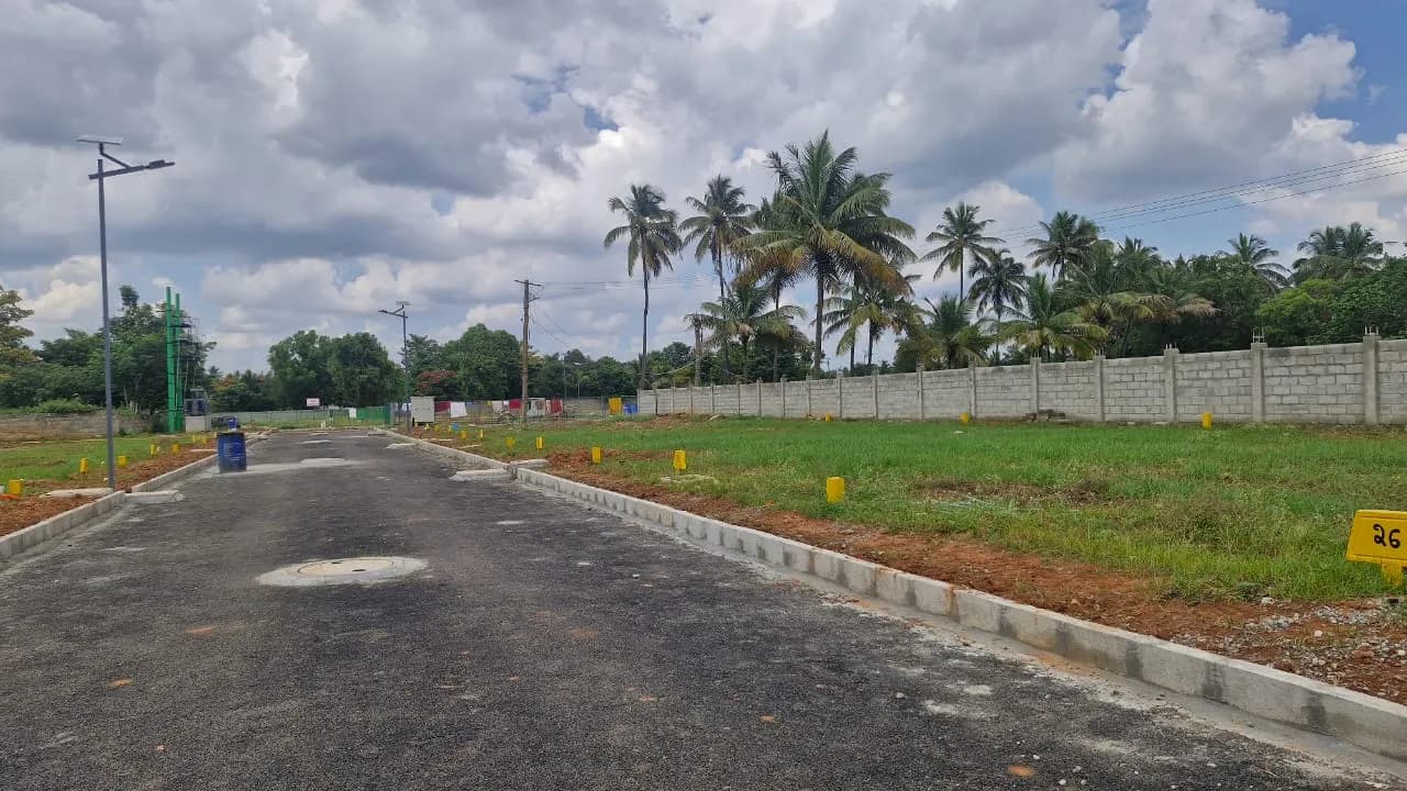 Pruthvi Evara: Site photo filed with Karnataka RERA