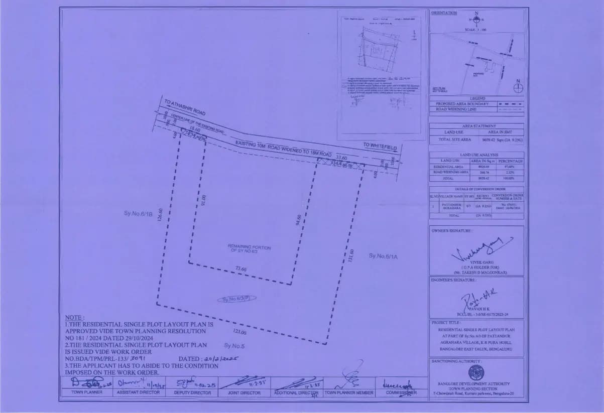 NVT Oikos: Single Layout Plan.PDF (filed with Karnataka RERA)