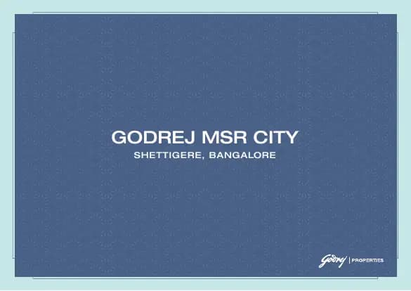 Barca At Godrej MSR City: 8 Project Brochure, page 1 (filed with Karnataka RERA)