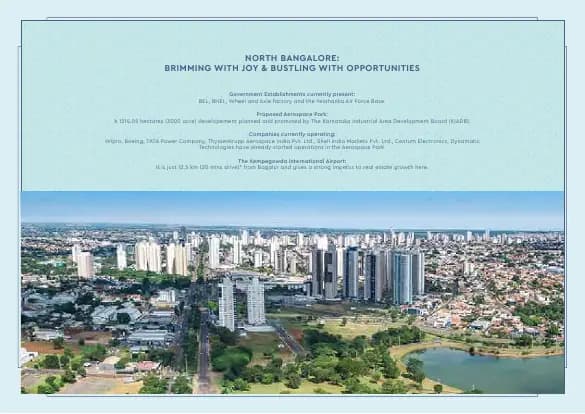 Barca At Godrej MSR City: 8 Project Brochure, page 4 (filed with Karnataka RERA)