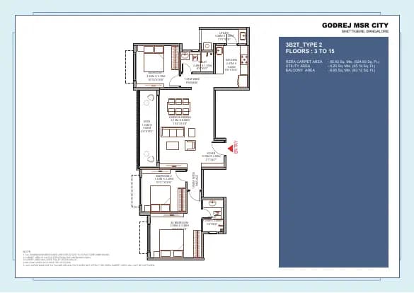 Barca At Godrej MSR City: 8 Project Brochure, page 8 (filed with Karnataka RERA)