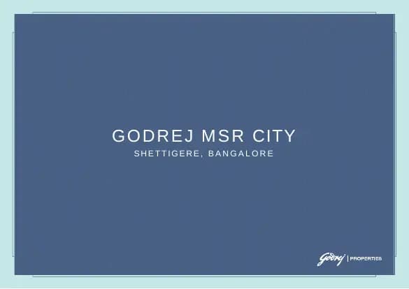 Barca At Godrej MSR City: Final Brochure, page 1 (filed with Karnataka RERA)