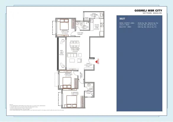 Barca At Godrej MSR City: Final Brochure, page 7 (filed with Karnataka RERA)