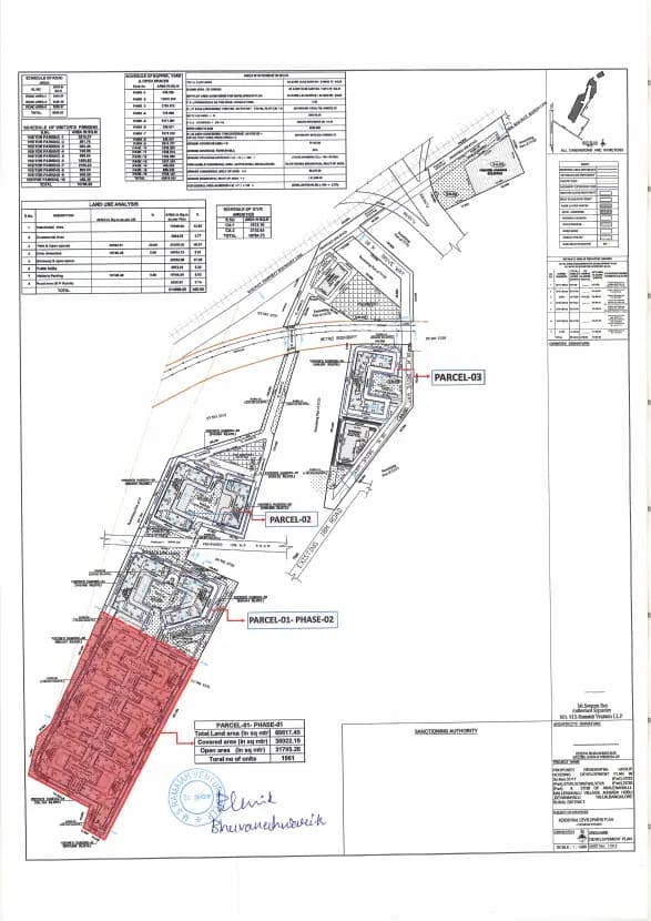 Barca At Godrej MSR City: DP Area Demarcation.pdf (filed with Karnataka RERA)
