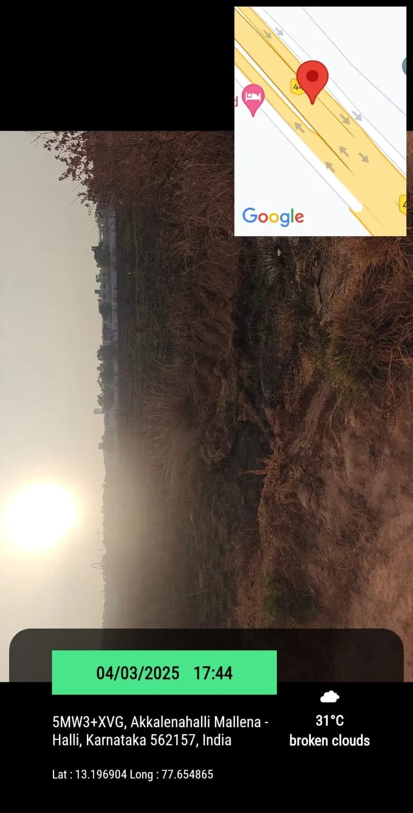 Barca At Godrej MSR City: Site photo filed with Karnataka RERA
