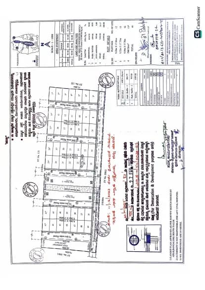 Cinnamon Citadel: Approved Layout Plan/Demarcation Plan (filed with Karnataka RERA)
