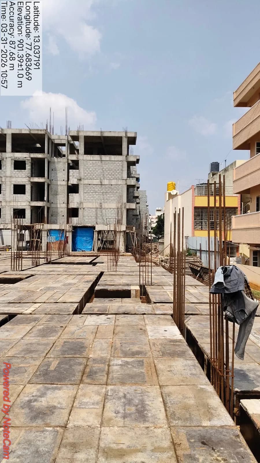 Kamadhenu Heights: Site photo filed with Karnataka RERA