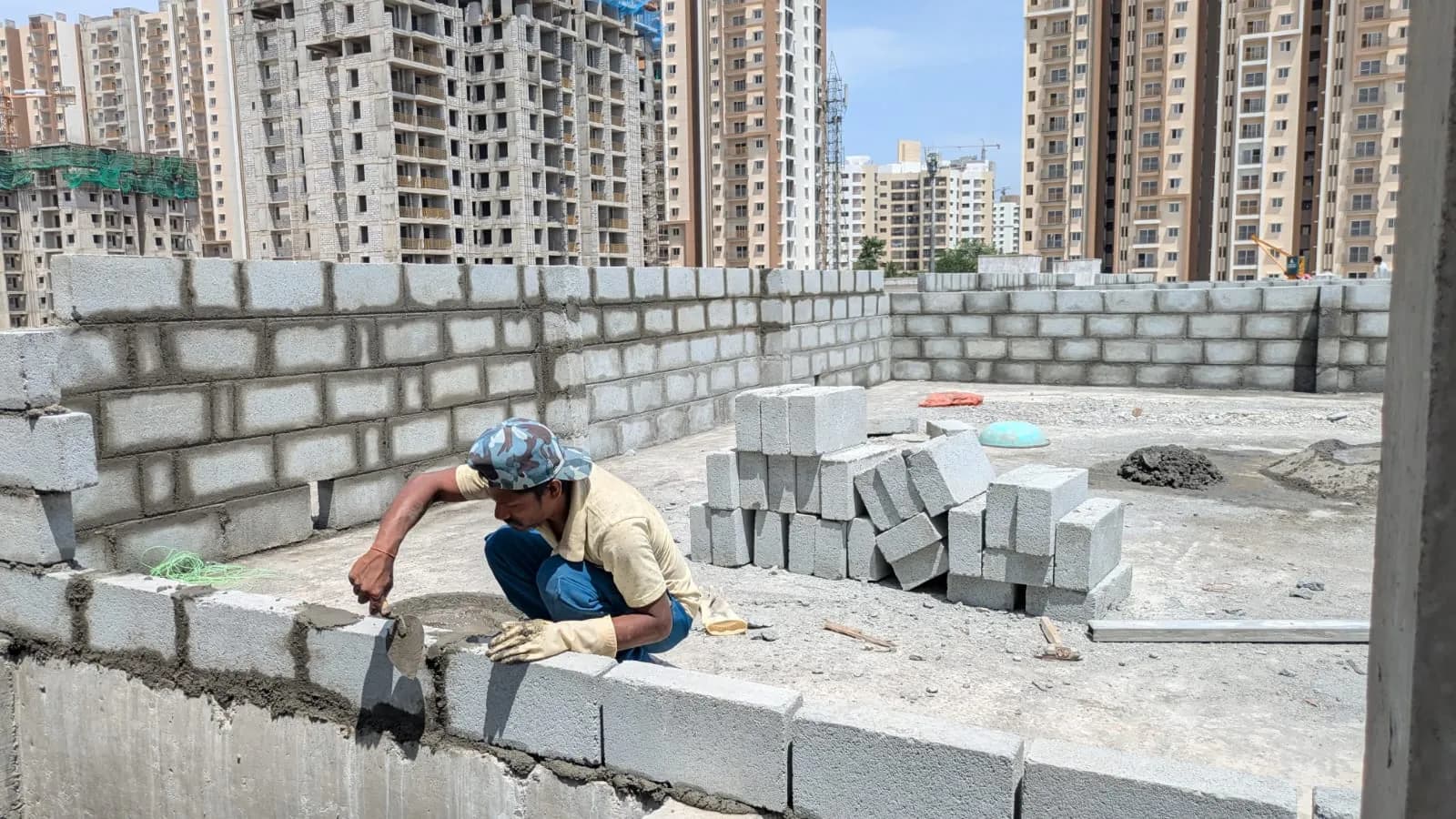 SV Green View: Site photo filed with Karnataka RERA
