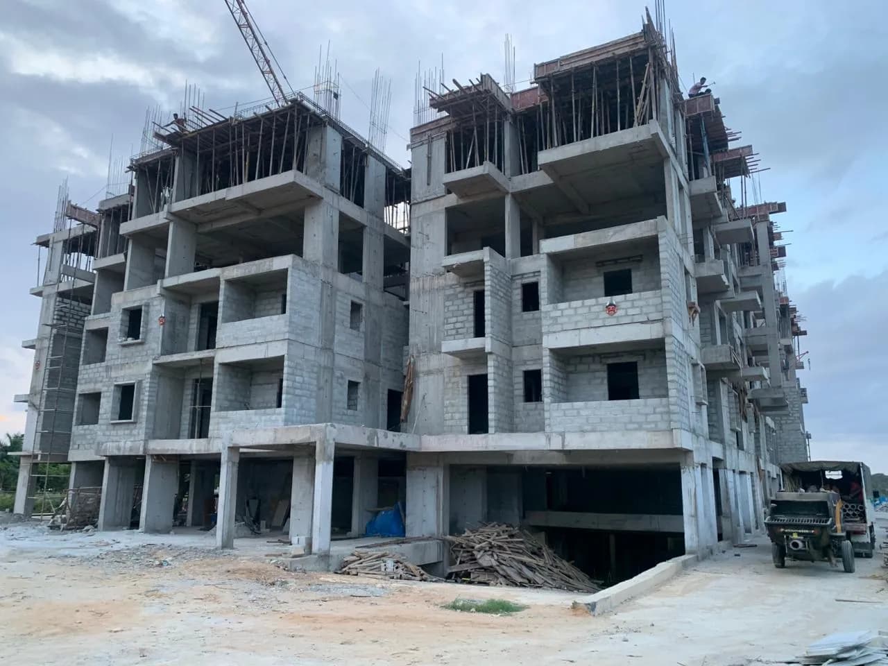 Hydenben Clifton: Site photo filed with Karnataka RERA