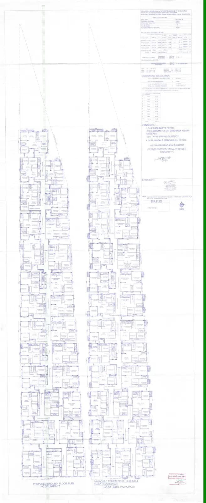 Sri Sai Nandana Regal: Floor Plan - Sri Sai Nandana Regal.pdf (filed with Karnataka RERA)