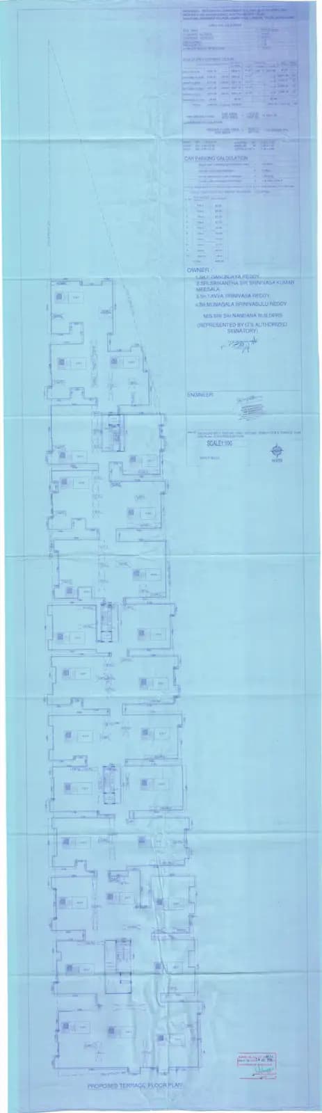 Sri Sai Nandana Regal: Terrece Floor Plan - Sri Sai Nandana Regal.pdf (filed with Karnataka RERA)
