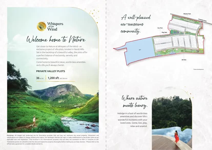 Whispers of the Wind: Brochure (filed with Karnataka RERA)