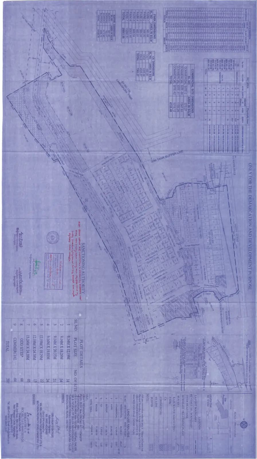 Whispers of the Wind: C2 Approved Layout Plan (filed with Karnataka RERA)