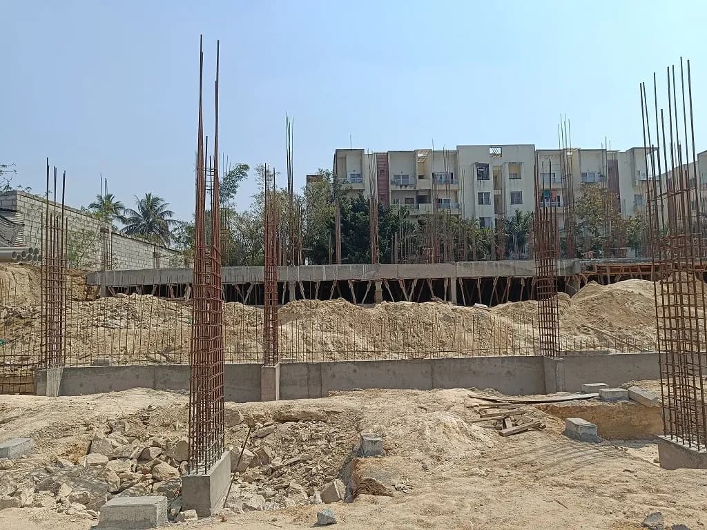 M R Serenity: Site photo filed with Karnataka RERA