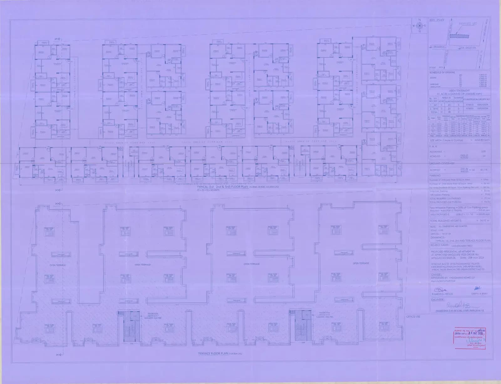 Vasudharini Nest: Typical Floor Plan.pdf (filed with Karnataka RERA)