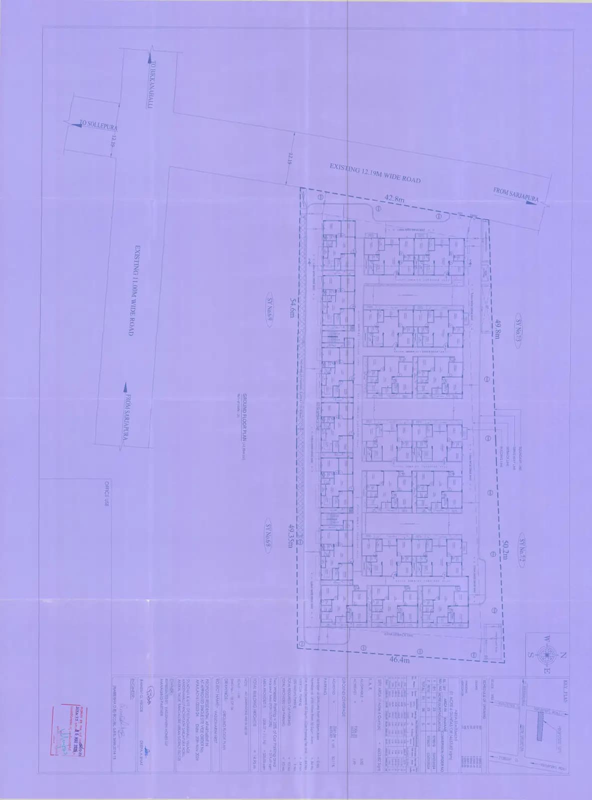 Vasudharini Nest: Ground Floor Plan.pdf (filed with Karnataka RERA)