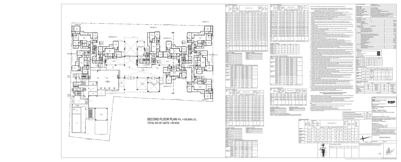 Brigade Avalon: Brigade Avalon - Second Floor Plan.pdf (filed with Karnataka RERA)