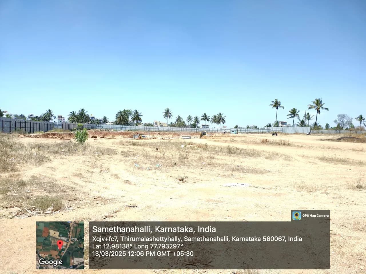 Anahata: Site photo filed with Karnataka RERA