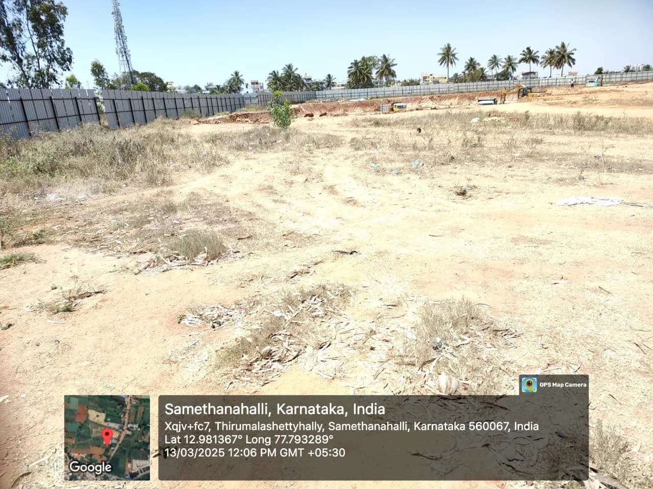 Anahata: Site photo filed with Karnataka RERA