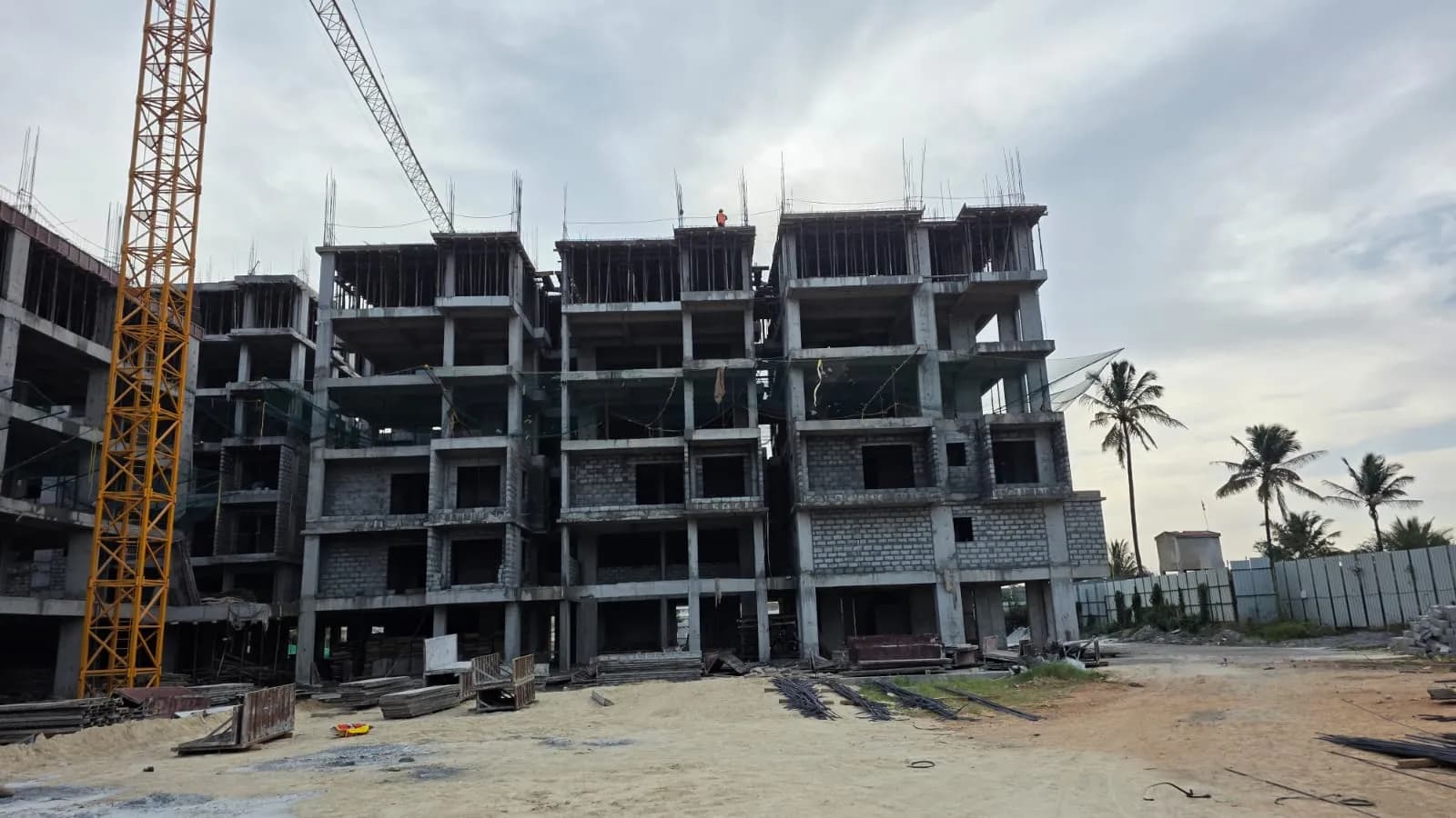 Anahata: Site photo filed with Karnataka RERA