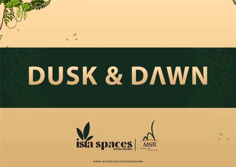 MSR Ista Dusk And Dawn: Brochure, page 1 (filed with Karnataka RERA)