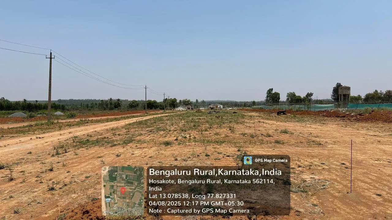 Carpe Diem: Site photo filed with Karnataka RERA