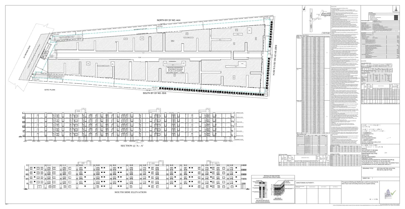 Sumuk Square-2: BUILDING PLAN-10 and 11, page 1 (filed with Karnataka RERA)