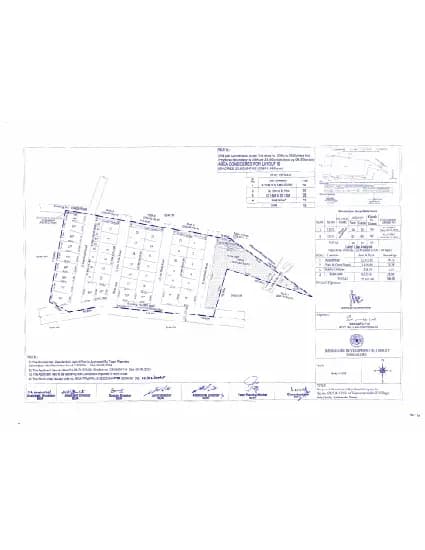 Natures Boulevard: 10 Approved Layout Plan (filed with Karnataka RERA)