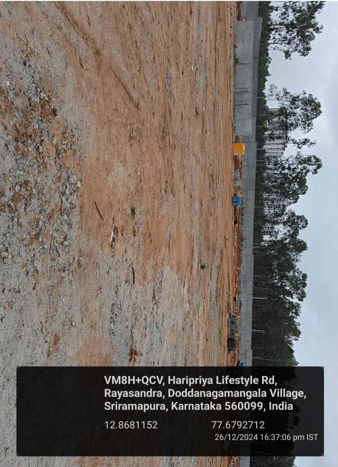 Primetownn Phase 1: Site photo filed with Karnataka RERA
