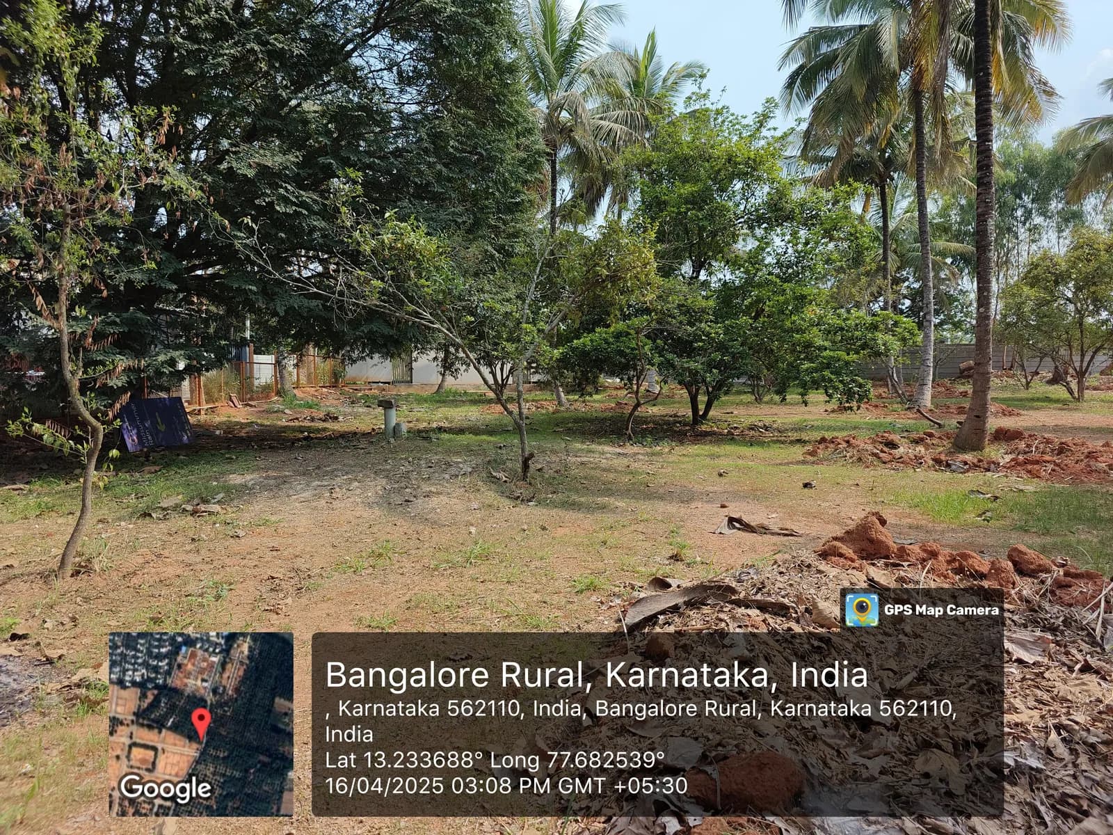 The Midsummer Rain-Villa Plot Development: Site photo filed with Karnataka RERA