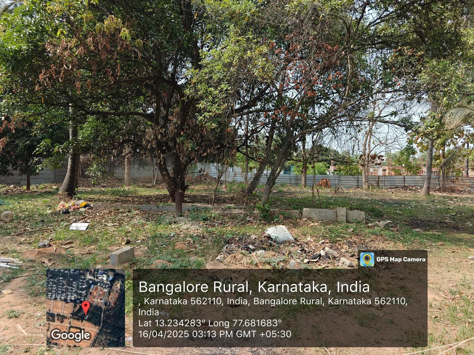 The Midsummer Rain-Villa Plot Development: Site photo filed with Karnataka RERA