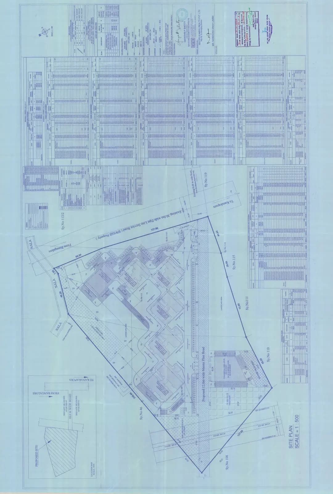 Sri Sri Sattva: Approved Building Plan (filed with Karnataka RERA)