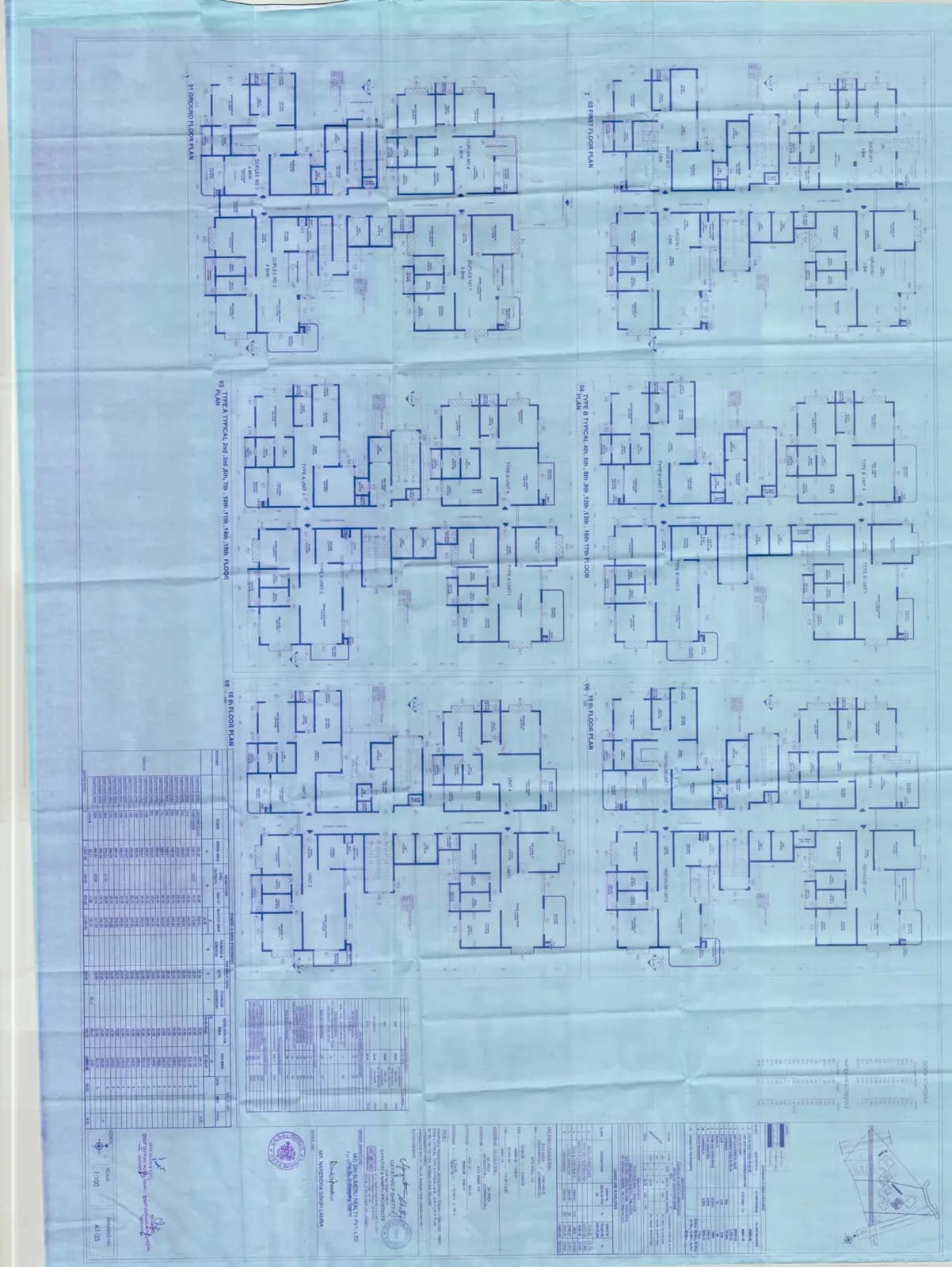 Sri Sri Sattva: 6 TOWER - A Building Plan (filed with Karnataka RERA)