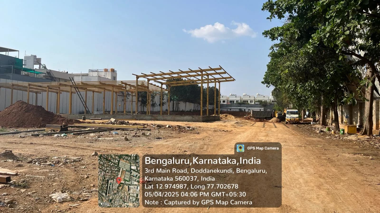 Grandus Sanctuary: Site photo filed with Karnataka RERA