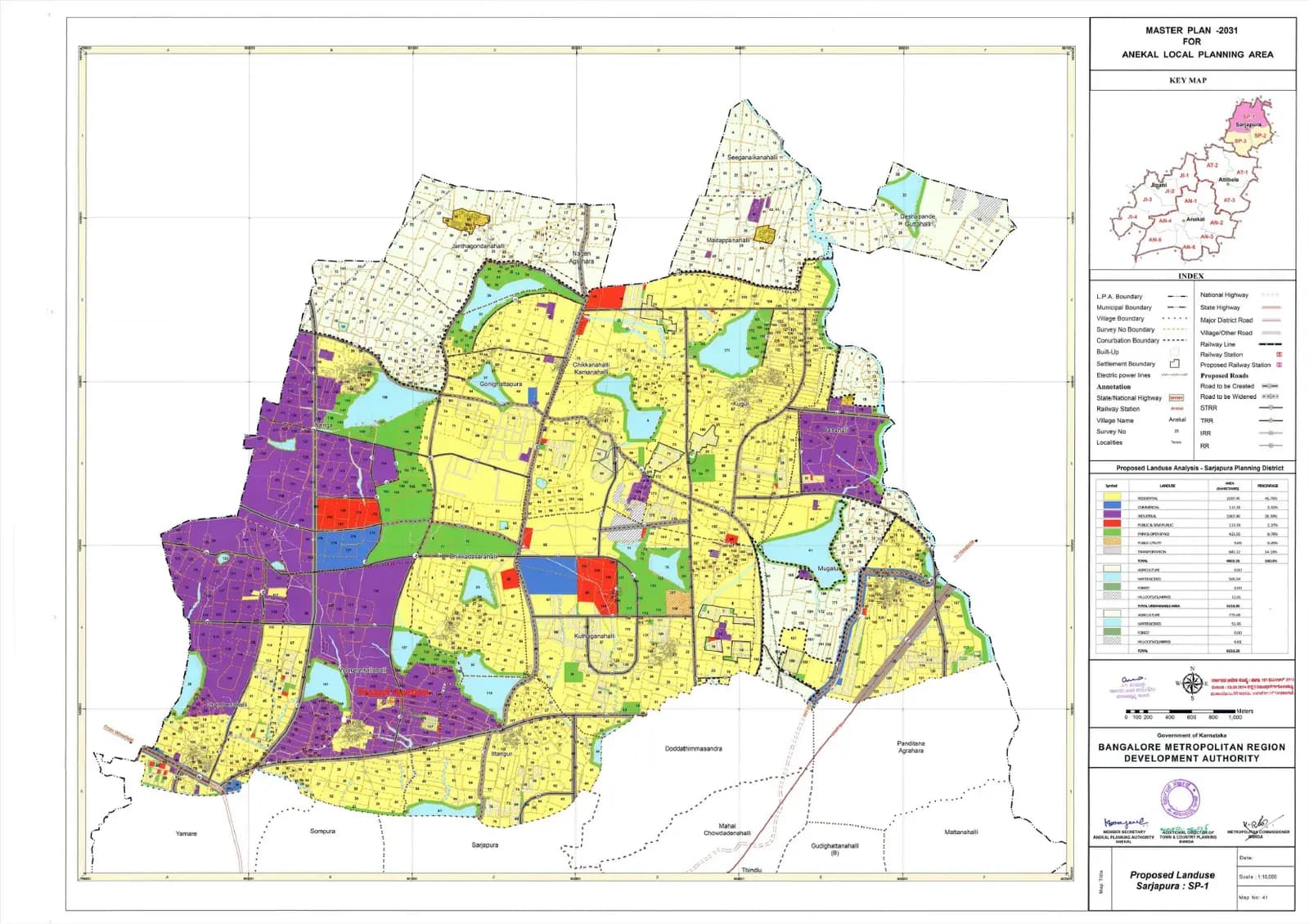 Geown OASIS: 20 CDP Demarcation (filed with Karnataka RERA)