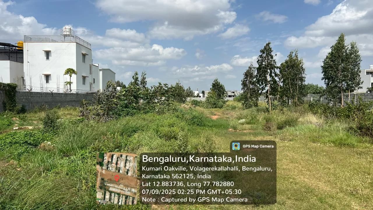 Geown OASIS: Site photo filed with Karnataka RERA