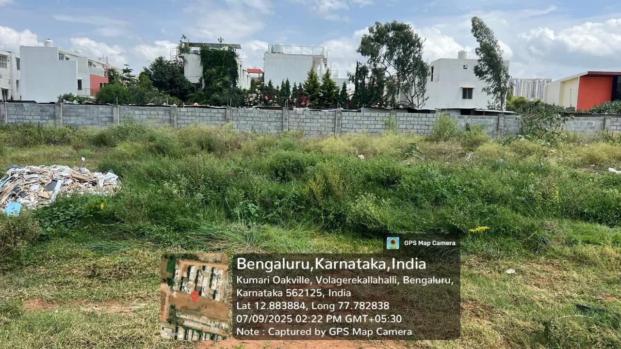 Geown OASIS: Site photo filed with Karnataka RERA