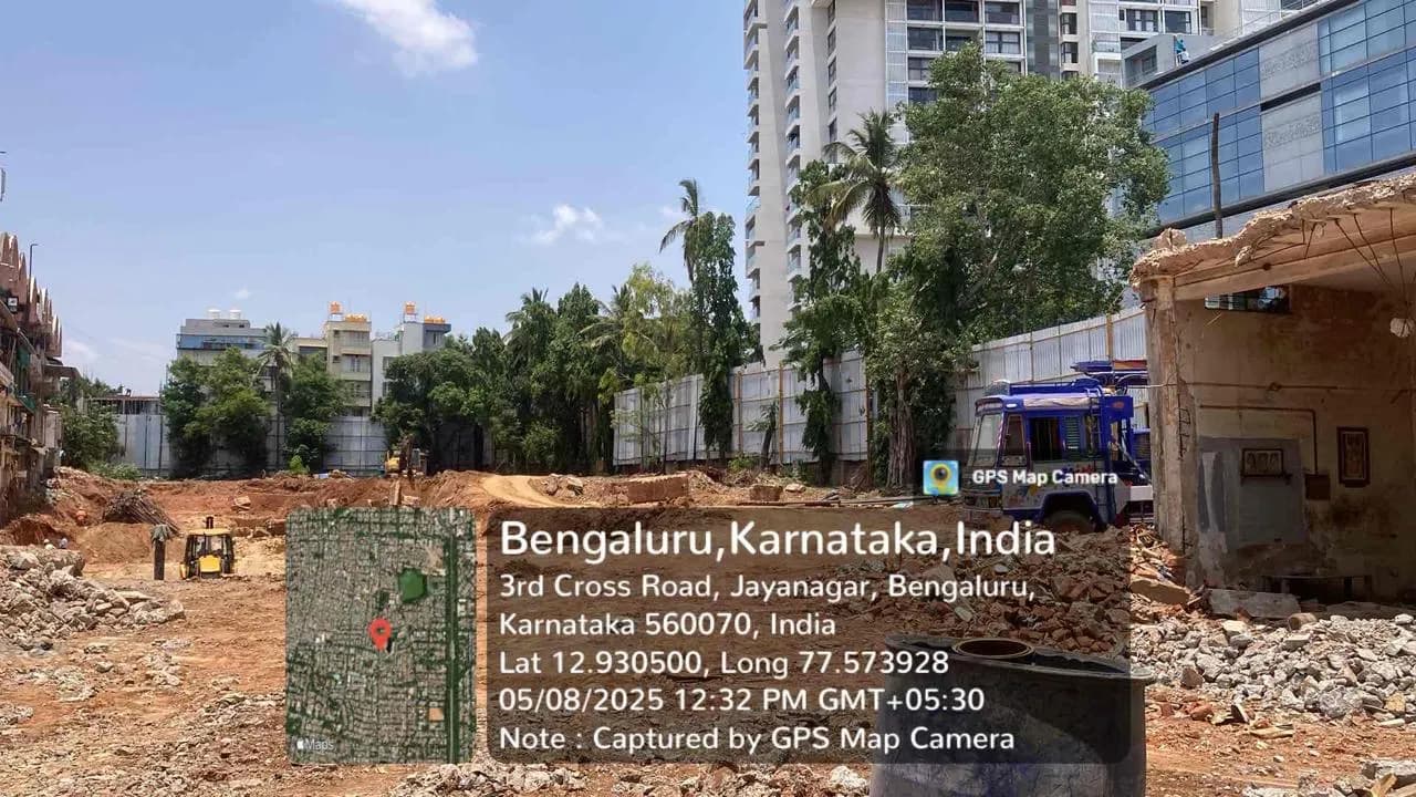 Pramuk MM Magnus: Site photo filed with Karnataka RERA