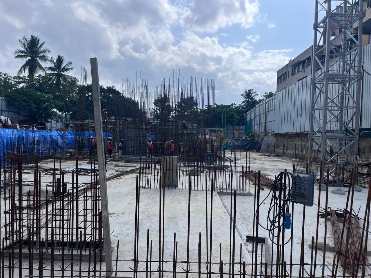 Pramuk MM Magnus: Site photo filed with Karnataka RERA