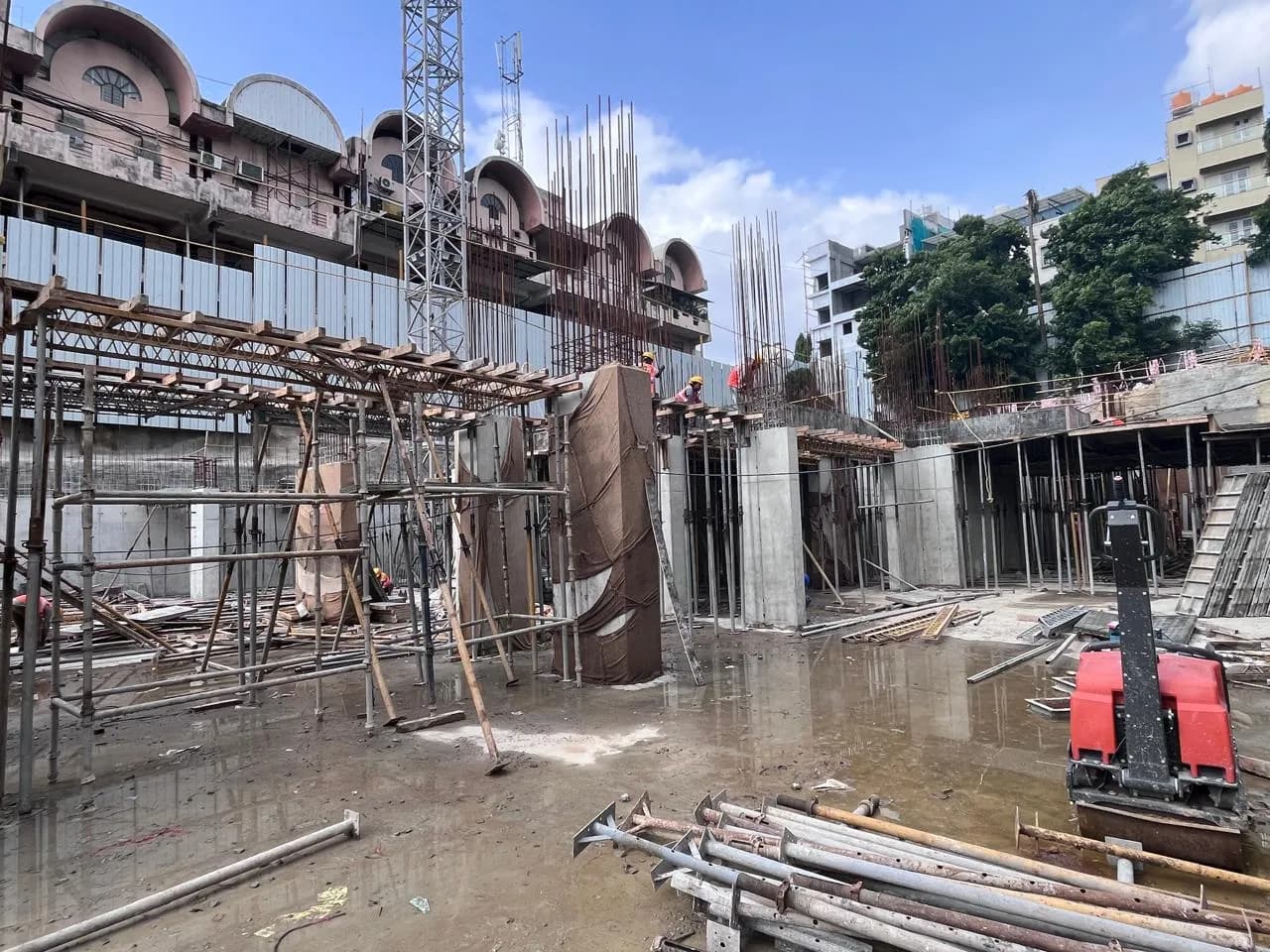 Pramuk MM Magnus: Site photo filed with Karnataka RERA
