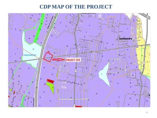 Saiven Six Senses: CDP Map Demarcation.pdf (filed with Karnataka RERA)