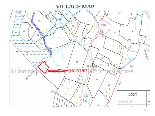 Saiven Six Senses: Village Map Demarcation.pdf (filed with Karnataka RERA)