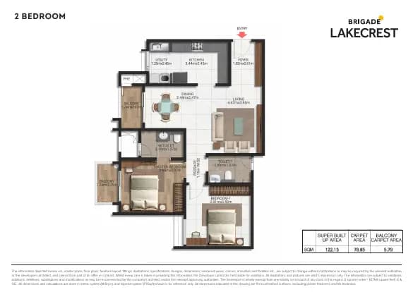 Brigade Lakecrest: Brochure, page 3 (filed with Karnataka RERA)
