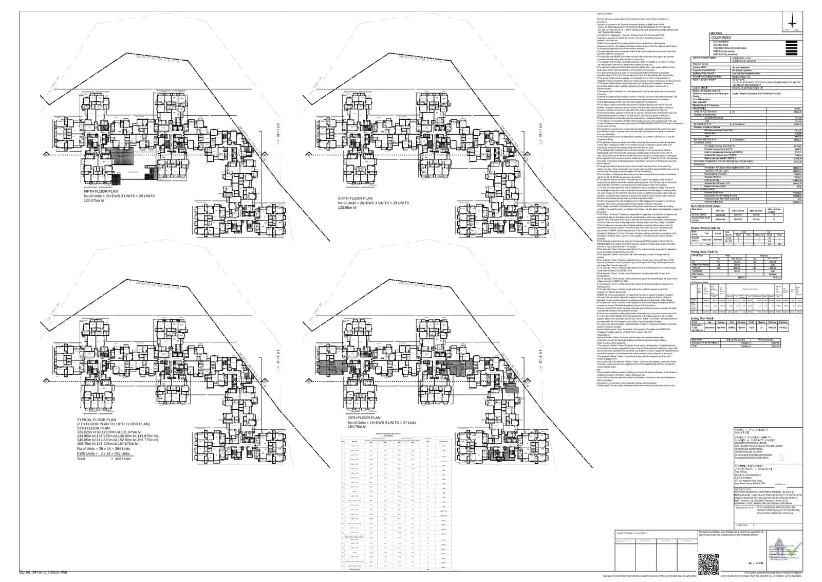 Brigade Lakecrest: Brigade Lakecrest - Typical Floor Plan.pdf (filed with Karnataka RERA)