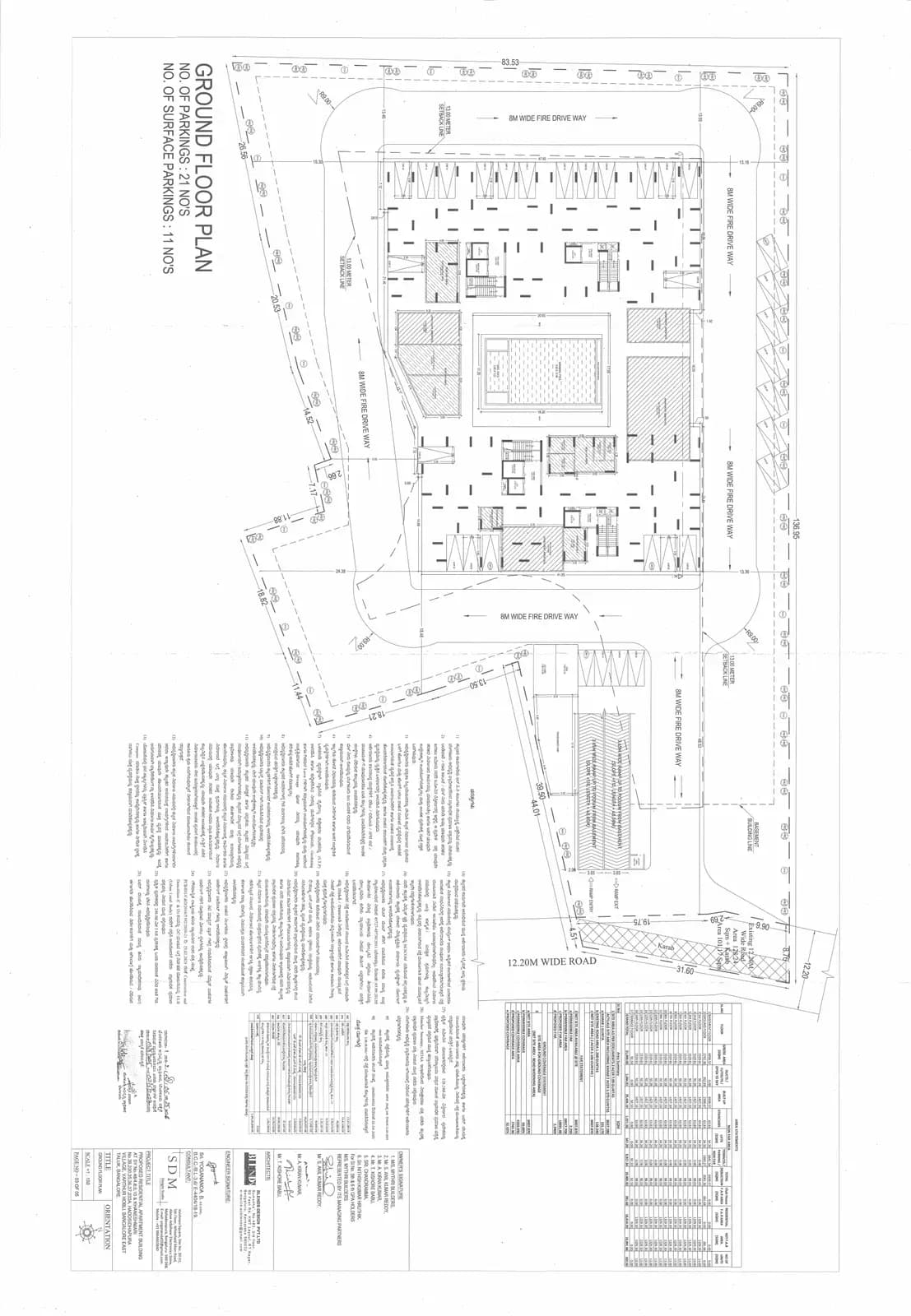 Mythri Sikharam: 03 OF 05 Mythri Sikharam Floor Plans_compressed.pdf (filed with Karnataka RERA)